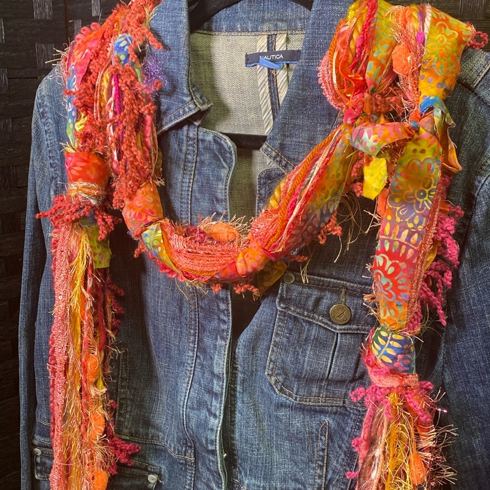 Artisan Textured Scarf - Picture 3 of 7